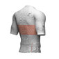 Compressport Tri Postural Top Korte Mouwen Wit/Oranje Heren