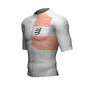 Compressport Tri Postural Top Korte Mouwen Wit/Oranje Heren