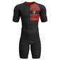 Compressport Aero Trisuit Korte Mouwen Zwart/Rood Heren