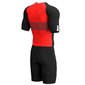 Compressport Aero Trisuit Korte Mouwen Zwart/Rood Heren