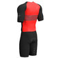 Compressport Aero Trisuit Korte Mouwen Zwart/Rood Heren