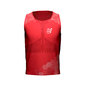 Compressport Pro Racing Hardloopshirt Zonder Mouwen Rood/Wit