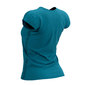 Compressport Training Hardloopshirt Korte Mouwen Blauwgroen Dames