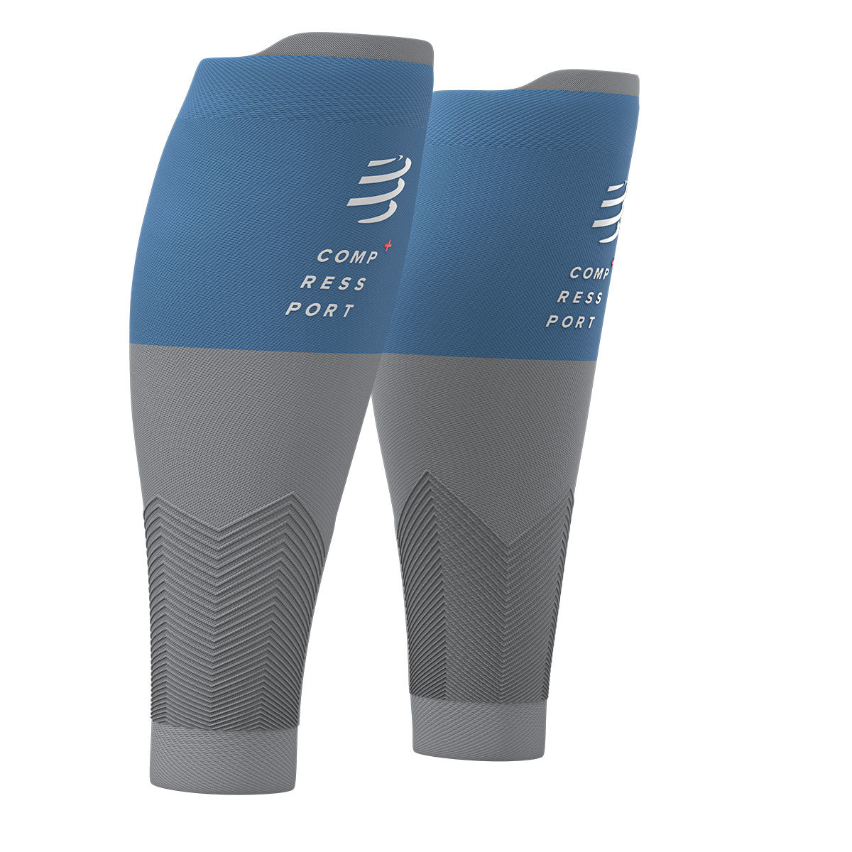 Compressport R2v2 Compressie Tubes Blauw/Grijs