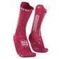 Compressport Pro Racing v4.0 Bike Compressiesokken Roze/Groen