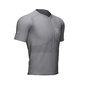 Compressport Trail Half-Zip Fitted Hardloopshirt Korte Mouwen Grijs Heren