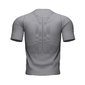 Compressport Trail Half-Zip Fitted Hardloopshirt Korte Mouwen Grijs Heren