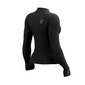 Compressport Winter Trail Postural Hardloopshirt Lange Mouwen Zwart/Lichtblauw Dame