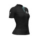 Compressport Trail Postural Top Korte Mouwen Zwart/Lichtblauw Dames