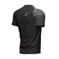 Compressport Performance Hardloopshirt Korte Mouwen Zwart/Rood Heren