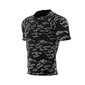 Compressport Training Hardloopshirt Korte Mouwen Zwart Camo Heren