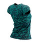 Compressport Training Hardloopshirt Korte Mouwen Lichtblauw Camo Dames