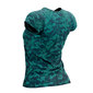 Compressport Training Hardloopshirt Korte Mouwen Lichtblauw Camo Dames