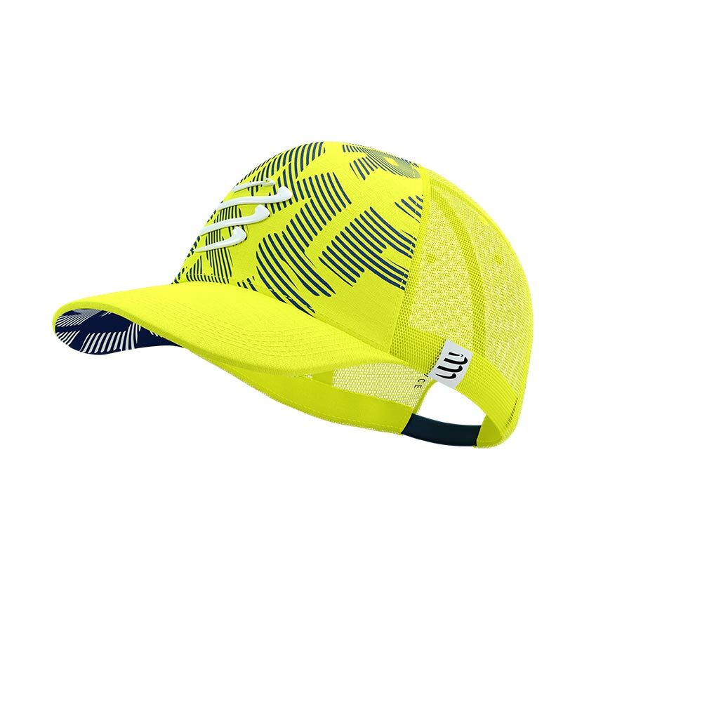Compressport Trucker Cap Geel/Blauw