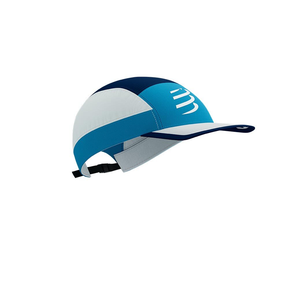 Compressport 5 Panel Light Cap Blauw/Wit