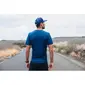 Compressport Logo Hardloopshirt Korte Mouwen Donkerblauw/Blauw Heren