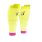 Compressport R2 Oxygen Compressie Tubes Geel/Neon Roze