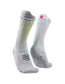 Compressport Aero Compressiesokken Wit/Geel/Neon Roze