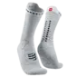 Compressport Pro Racing v4.0 Ultralight Bike Compressiesokken Wit/Zwart