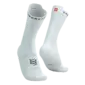 Compressport Pro Racing v4.0 Bike Compressiesokken Wit/Zwart