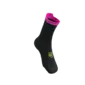 Compressport Pro Racing v4.0 Ultralight Run High Compressiesokken Zwart/Geel/Roze