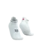 Compressport Pro Racing v4.0 Run Low Compressiesokken Wit/Zwart
