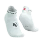Compressport Pro Racing v4.0 Run Low Compressiesokken Wit/Zwart