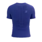 Compressport Racing Hardloopshirt Korte Mouwen Blauw/Wit Reflective Heren