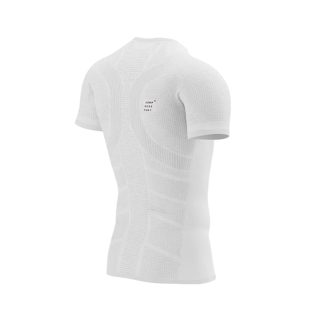 Compressport On/Off Hardloopshirt Korte Mouwen Wit Heren