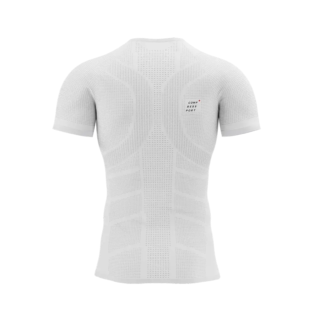 Compressport On/Off Hardloopshirt Korte Mouwen Wit Heren