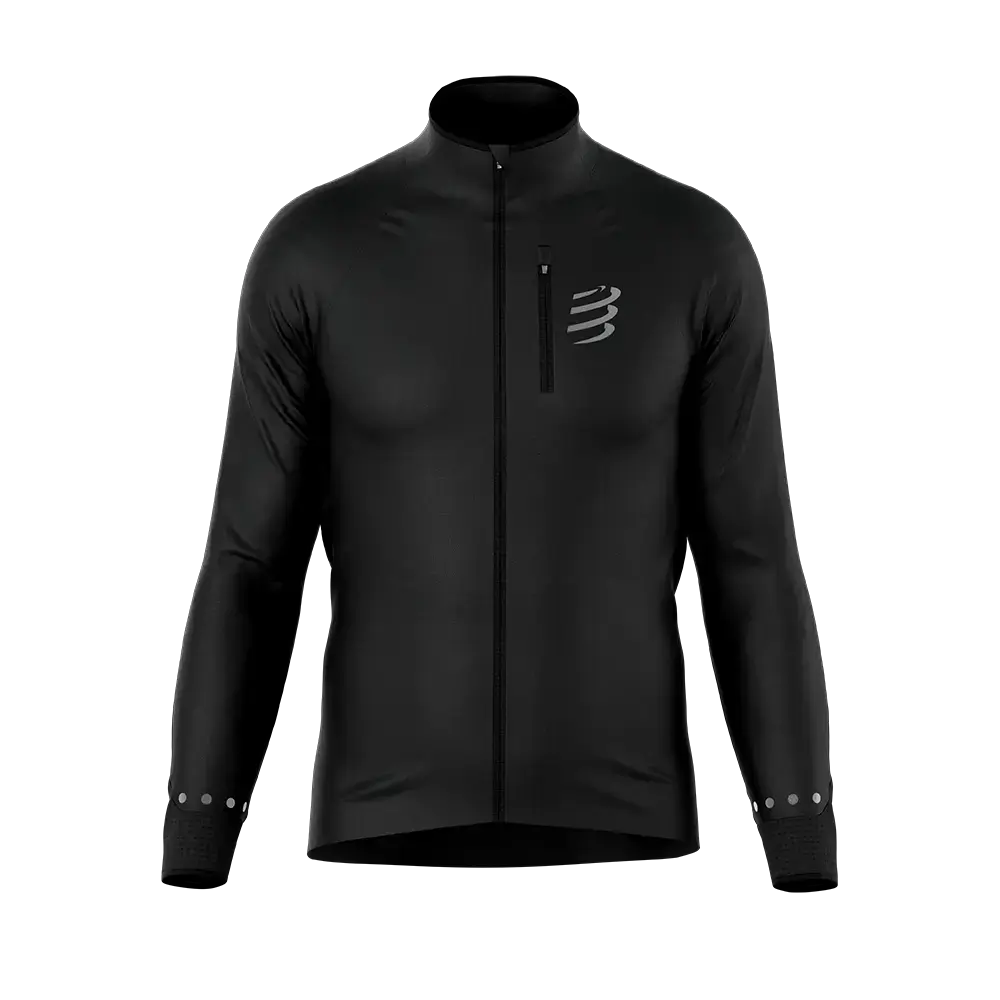 Compressport Hurricane Windproof Hardloopjack Zwart Heren