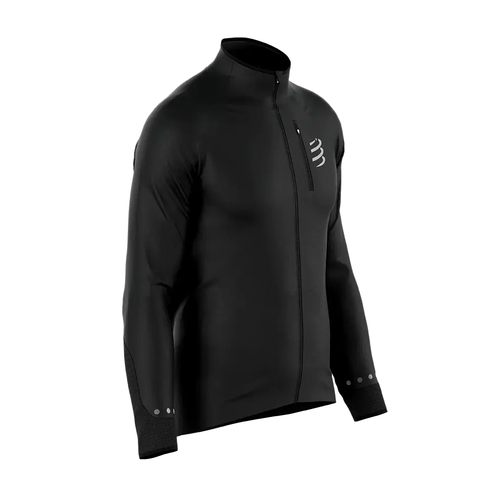Compressport Hurricane Windproof Hardloopjack Zwart Heren
