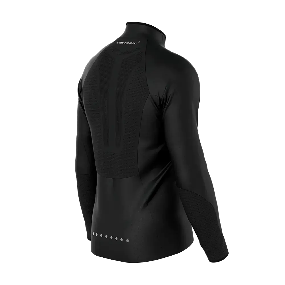 Compressport Hurricane Windproof Hardloopjack Zwart Heren