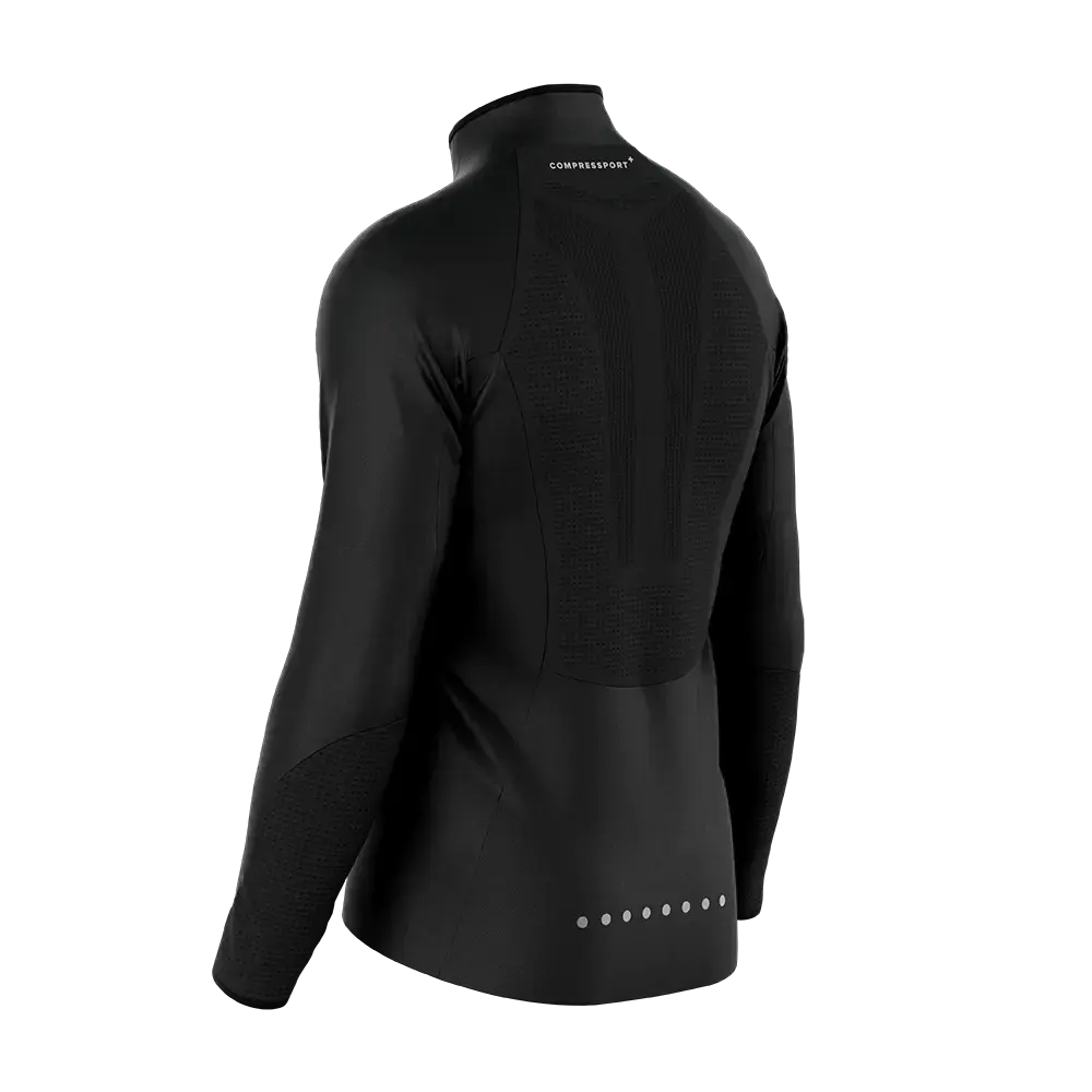 Compressport Hurricane Windproof Hardloopjack Zwart Heren