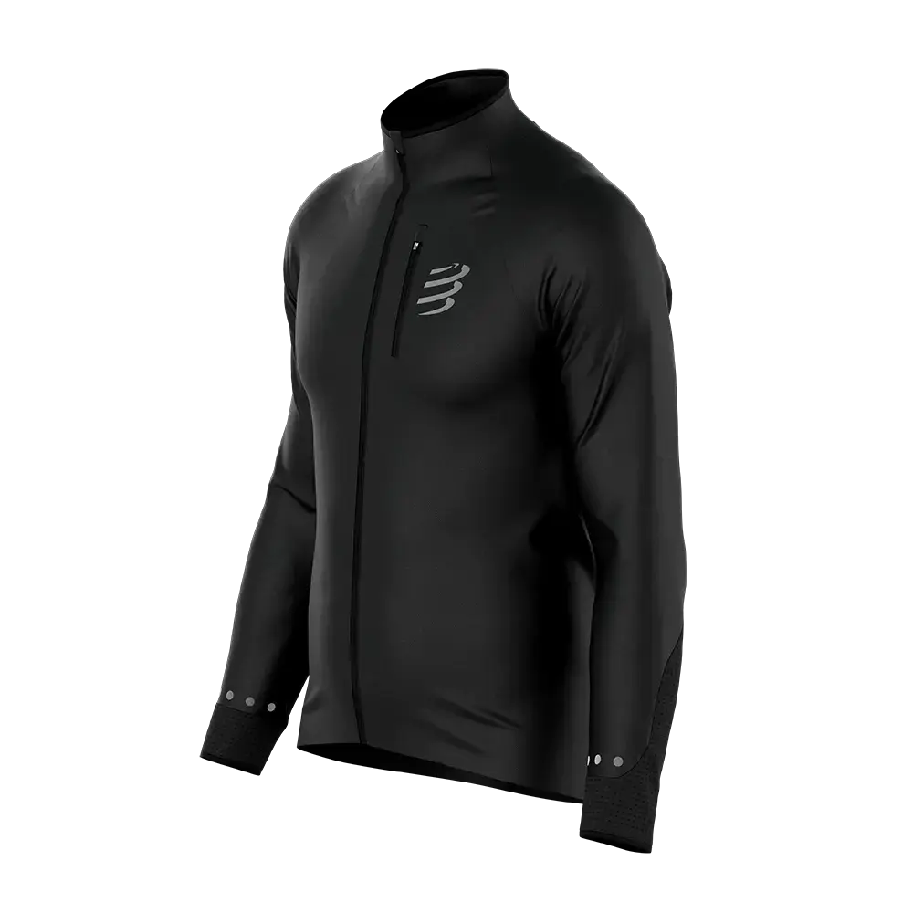 Compressport Hurricane Windproof Hardloopjack Zwart Heren