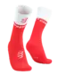 Compressport Mid V2.0 Bike Compressiesokken Fluo Rood/Wit