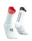 Compressport Pro Racing v4.0 Ultralight Run High Compressiesokken Wit/Rood/Zwart