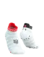 Compressport Pro Racing v4.0 Ultralight Run Low Compressiesokken Wit/Rood/Zwart