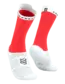 Compressport Pro Racing v4.0 Bike Compressiesokken Fluo Rood/Wit