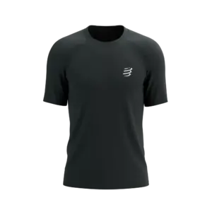 Compressport Performance Hardloopshirt Korte Mouwen Zwart Heren