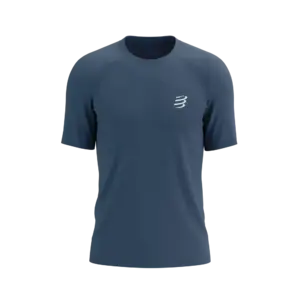 Compressport Performance Hardloopshirt Korte Mouwen Blauw Heren