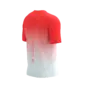 Compressport Performance Hardloopshirt Korte Mouwen Fluo Rood/Wit Heren