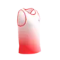 Compressport Performance Hardloop Singlet Fluo Rood/Wit Heren