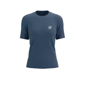 Compressport Performance Hardloopshirt Korte Mouwen Blauw Dames