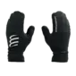 Compressport Hurricane Waterproof Hardloop Handschoenen Zwart