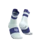 Compressport Pro Racing v4.0 Run High Compressiesokken Wit/Paars