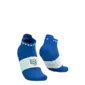 Compressport Pro Racing v4.0 Run Low Compressiesokken Blauw/Wit