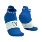 Compressport Pro Racing v4.0 Run Low Compressiesokken Blauw/Wit