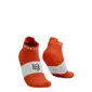 Compressport Pro Racing v4.0 Run Low Compressiesokken Oranje/Wit