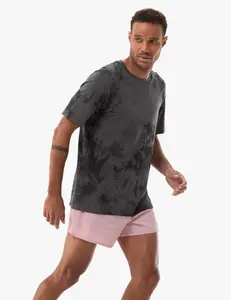 Compressport Performance Hardloopshirt Korte Mouwen Zwart Tie Dye